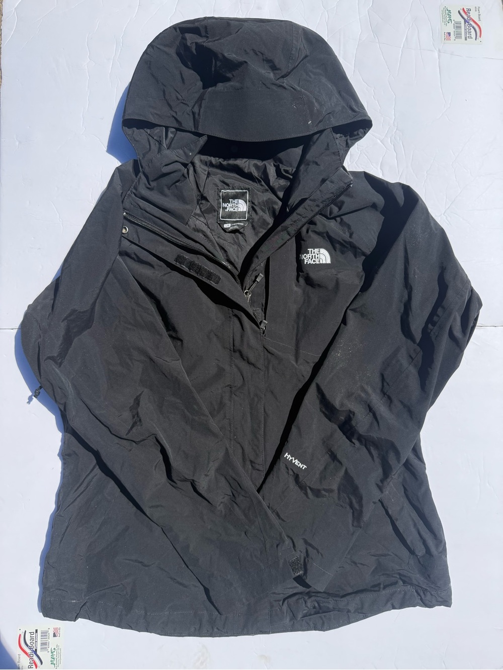 The North Face Women's Black HyVent Hooded Jacket